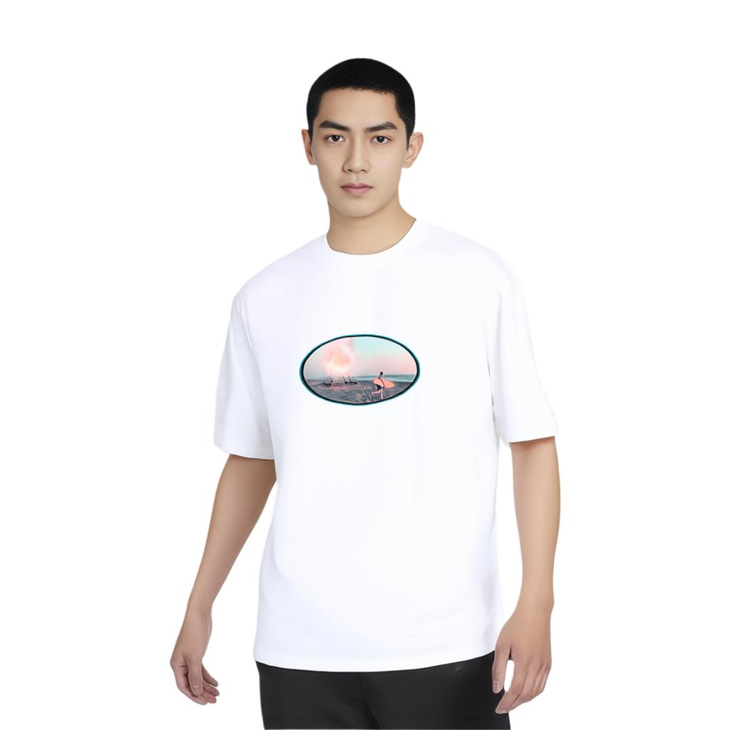Stussy T-Shirts Unisex White Crew Neck Moderate Straight Fit 3903742