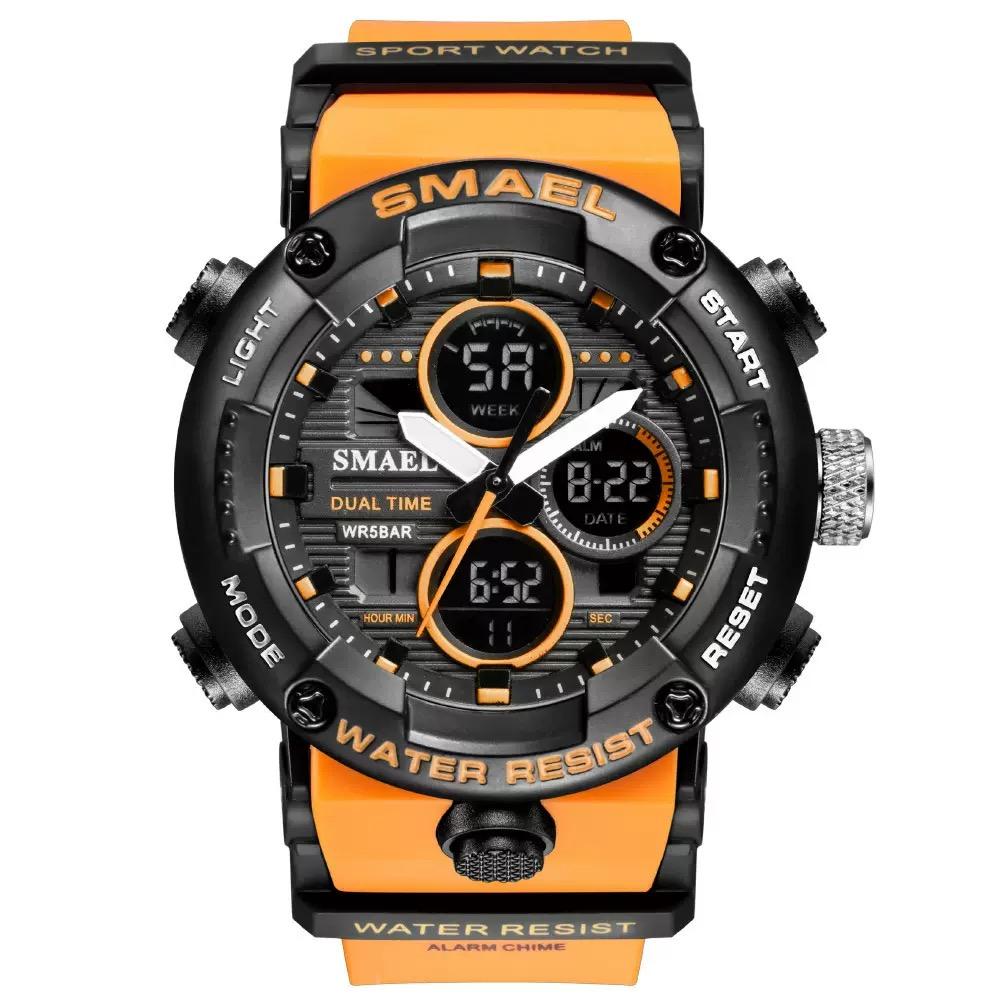 Watch Men Waterproof LED Digital Watches Stopwatch Big Dial Clock For Male 8038 Sport Men Watches Quartz