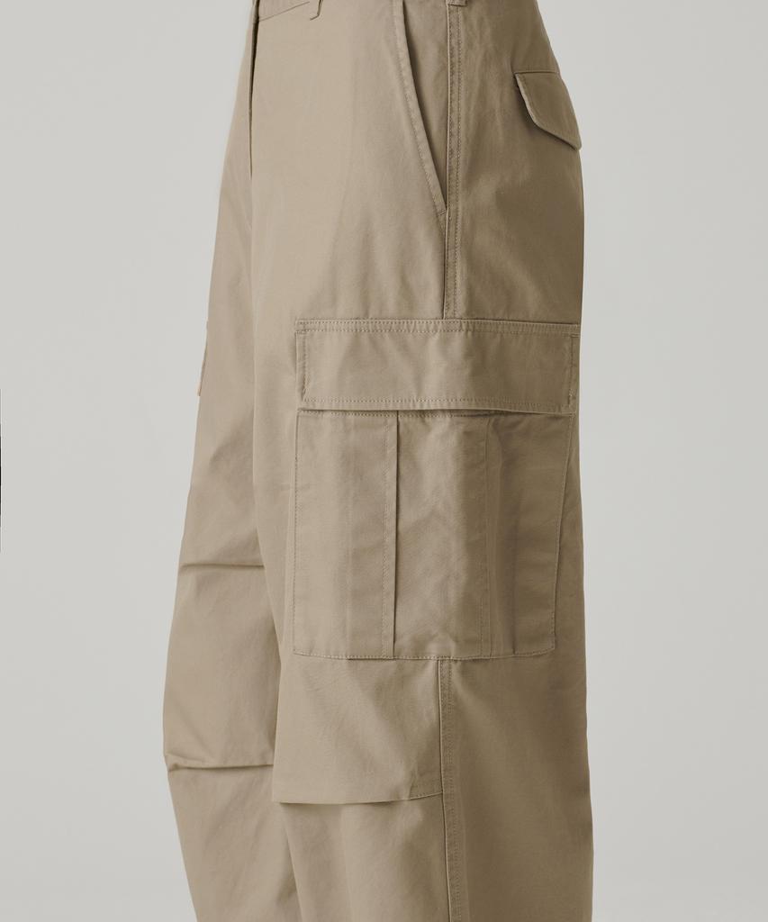 MUSINSA STANDARD WOMAN Women'S Wide Cargo Pants [Beige]