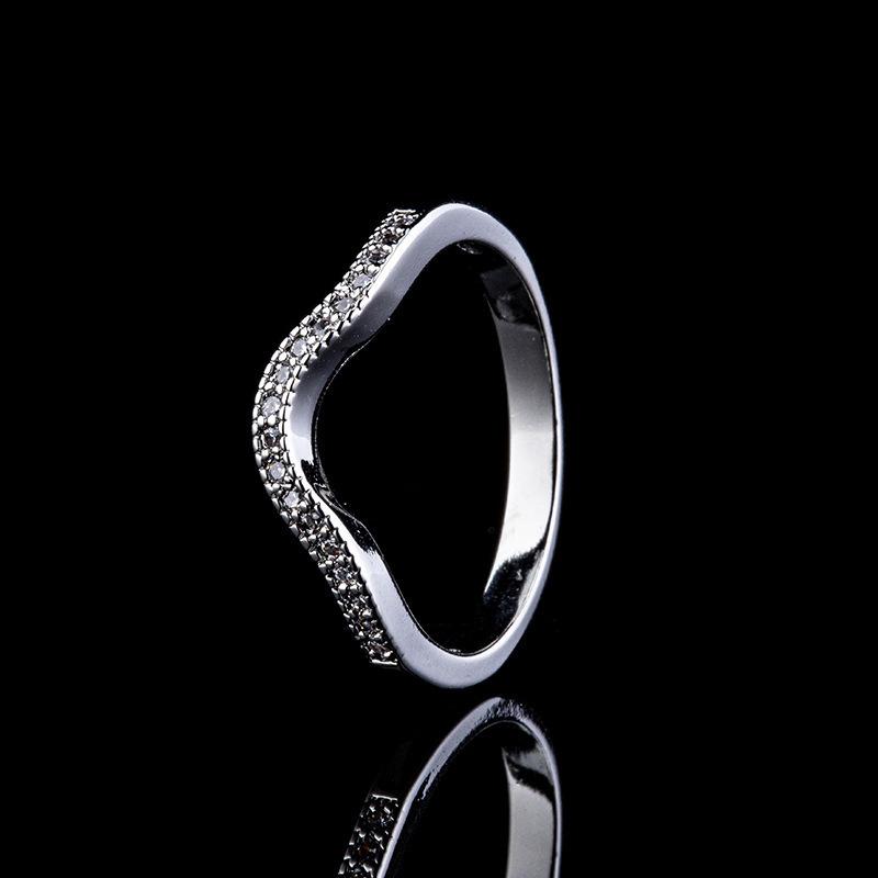 Imitation Mozzarella Diamond Ring For Women, Three-Piece Combination Light Luxury Couple Ring