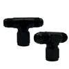 4AN 6AN 8AN 10AN 12AN Hose Tee Connector Fitting Male To Male Female Tee On Side Thread Fitting Adapter Junction Coupler Black