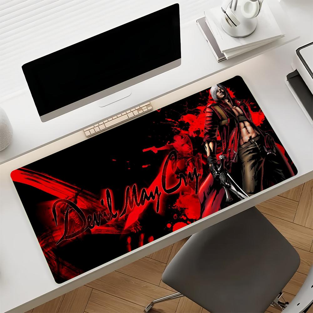 Game DDevil MMay CCryS Mouse Pad Nonslip Rubber Gamer Balance Computer Mat Decoracion Deskmat Laptop Office Large