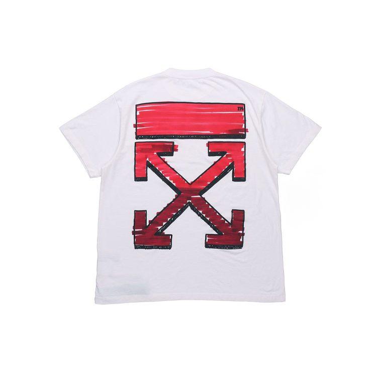 OFF WHITE Oversized Marker Arrow T