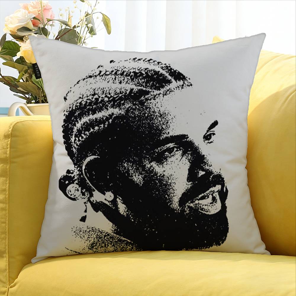 Rapper D-Drake World Various Sizes Square Pillow Case For Car Home Bedchamber Decor