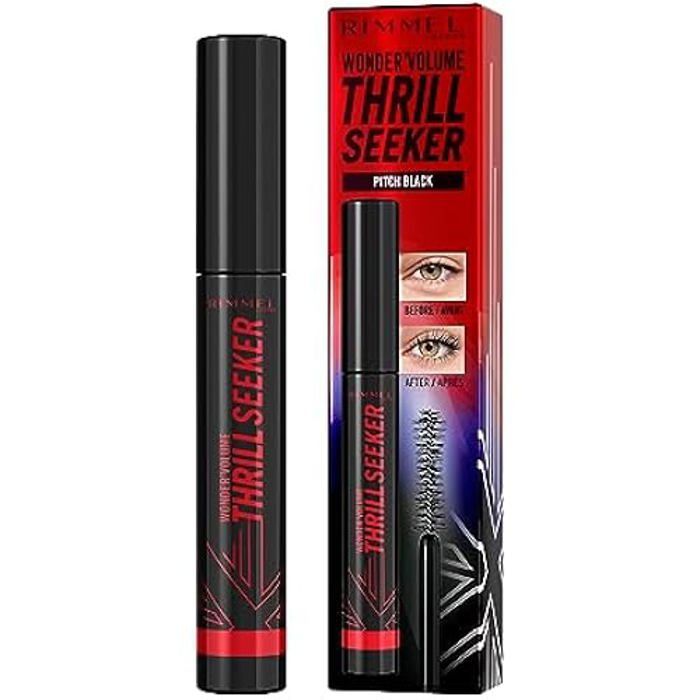 Mascara - Rimmel London - Wonder'Volume Thrill Seeker - Noir - Sans paquets - Léger - Ne coule pas