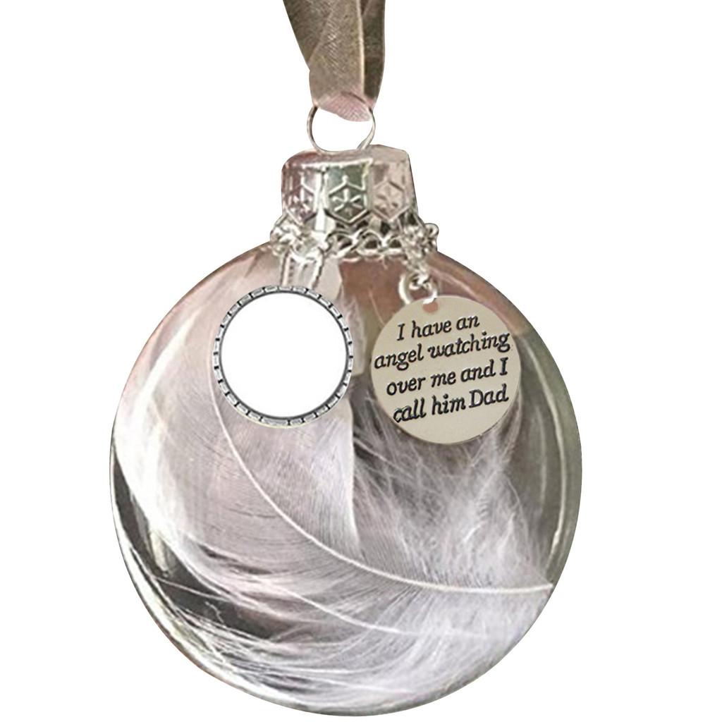 

Heart And Delightful Angel Decorative Christmas Ball For Creating Memories Lasting Dad Round,8cm