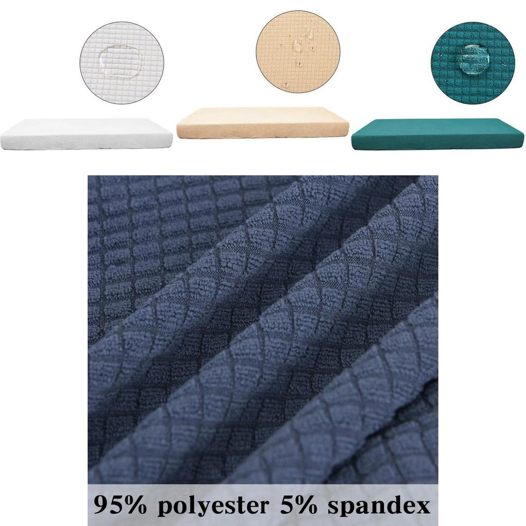 Capa Impermeável para Almofada de Assento de Sofá Material Elástico e Macio Escolha Entre 13 Cores