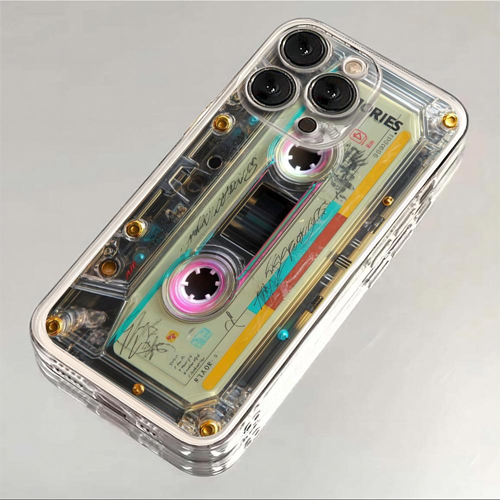 Unique Cassette Tape Creative Phone Case for Xiaomi Mi 15T 11 11T Poco F7 F5 X7 X6 X5 M7 M4 X4 M3 Pro NFC Lite GT Pro 4G 5G TPU