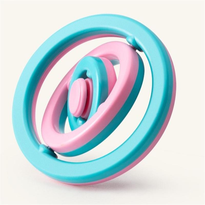 3D Infinite Flipping Gyroscope Creative Finger To Finger Gyroscope Decompression Puzzle Toy Birthday Gift Boys And Girls Toys