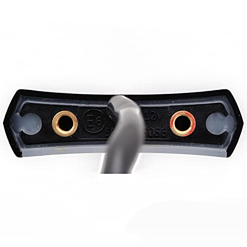 Daytona Motorcycle License Plate Light & Reflector, New Safety Standards Compliant, E-Mark Certified, Anti-Vibration Rubber, 40° Number Angle, LED Lic