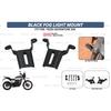 Black Fog Light Mount "Fit For Yezdi Adventure 334"