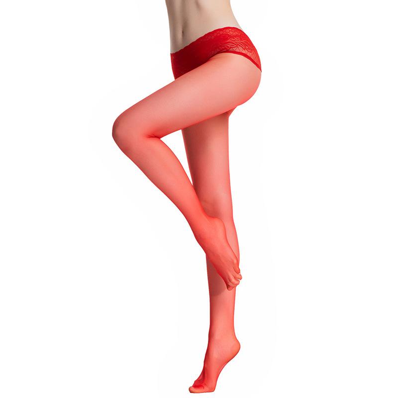 

Ladiess Sexy Stockings 360 Degree Seamless Invisible Nude Skin Pantyhose Lace Silicone Bottoming Leggings Transparent Sockings Regular