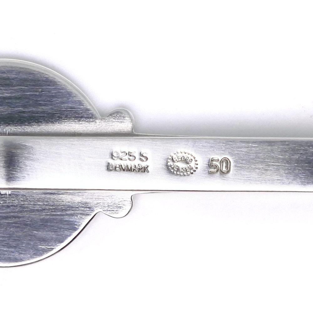 Georg Jensen Boat Tie Pin #50 Silver925 Mens Used