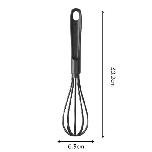 T-fal Whisk, Rounded, Made of Scratch-resistant Nylon Resin, Dishwasher Safe, "Epice Whisk" 274659
