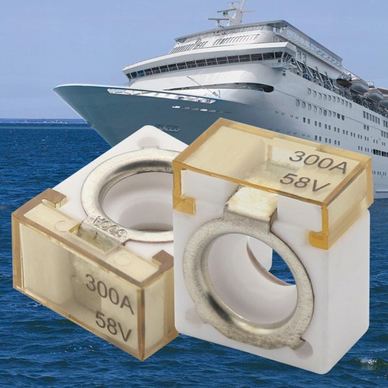 Waterproof Marine Battery Fuses  58V Automotive Fuses  Rings  Terminals Fuses  Upgrades for Comprehensive Circuit Protection