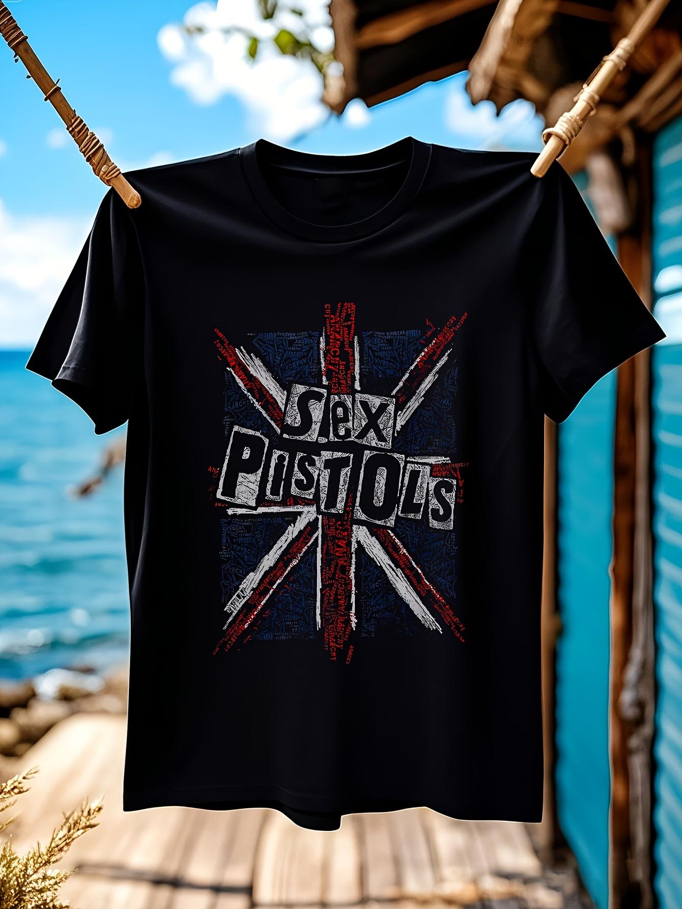 Sex Pistols Official Union Jack Graphic Tshirt Graphic Ts... XXXXL