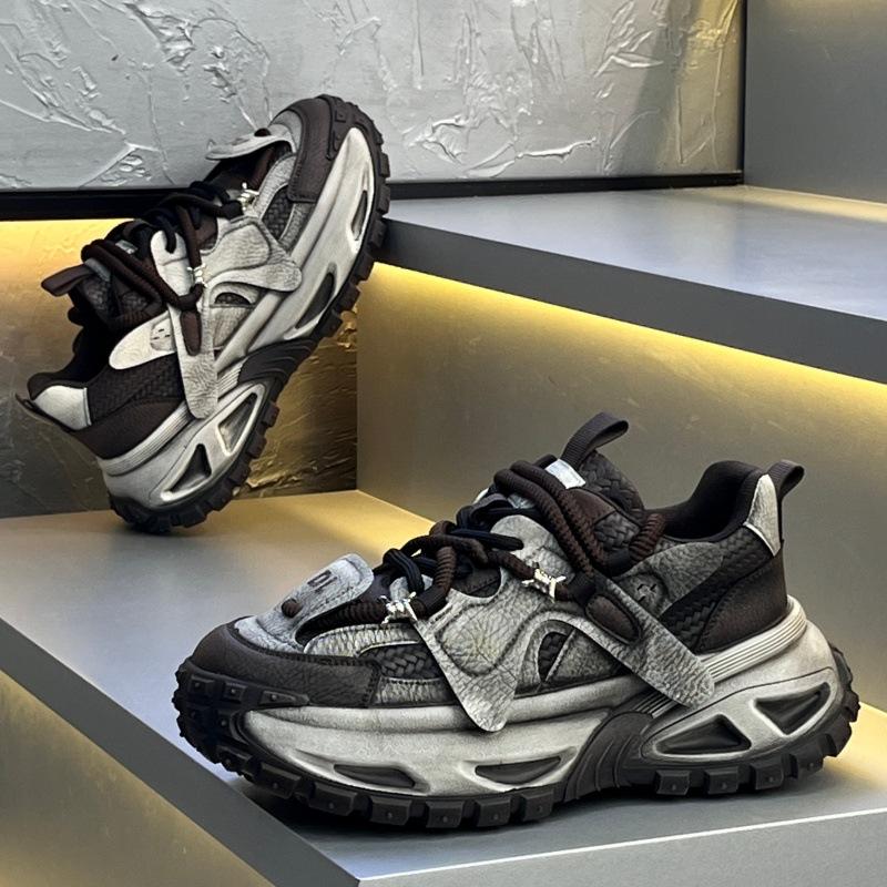 Autumn new retro old dad shoes breathable platform shoes