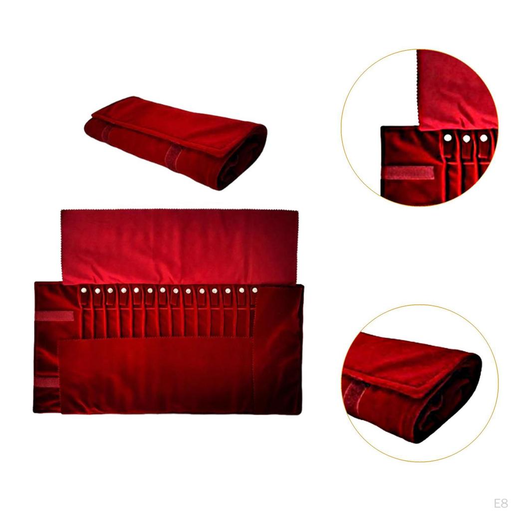 Schmuck Halsketten Organizer Rolltasche Armband Aufbewahrung Große Kapazität Reiseetui für