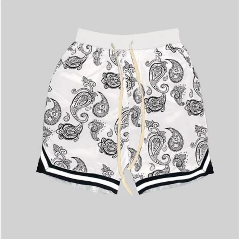 New Summer Men Vintage Shorts Kids Floral Hawaii Vacation Shorts Boys Casual Beach Shorts Adult Fashion Short Pants Streetwear