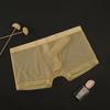 See-through Transparent Underpants U Convex Mesh Boxer Shorts Breathable Men's Pouch Briefs  Male