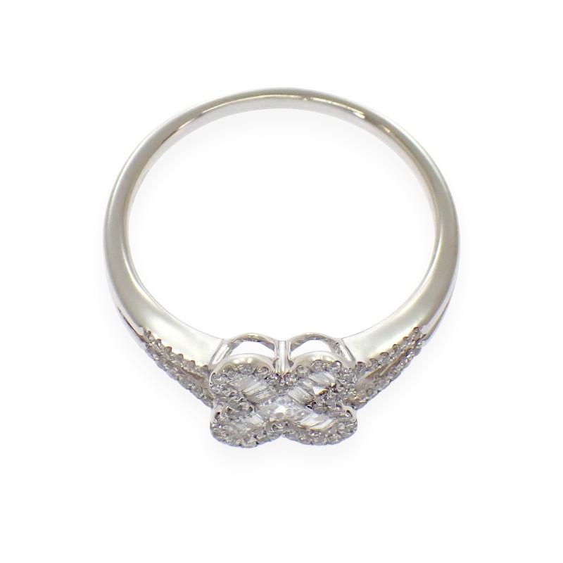 no brand  #15(JP Size) ring K18 white gold Women