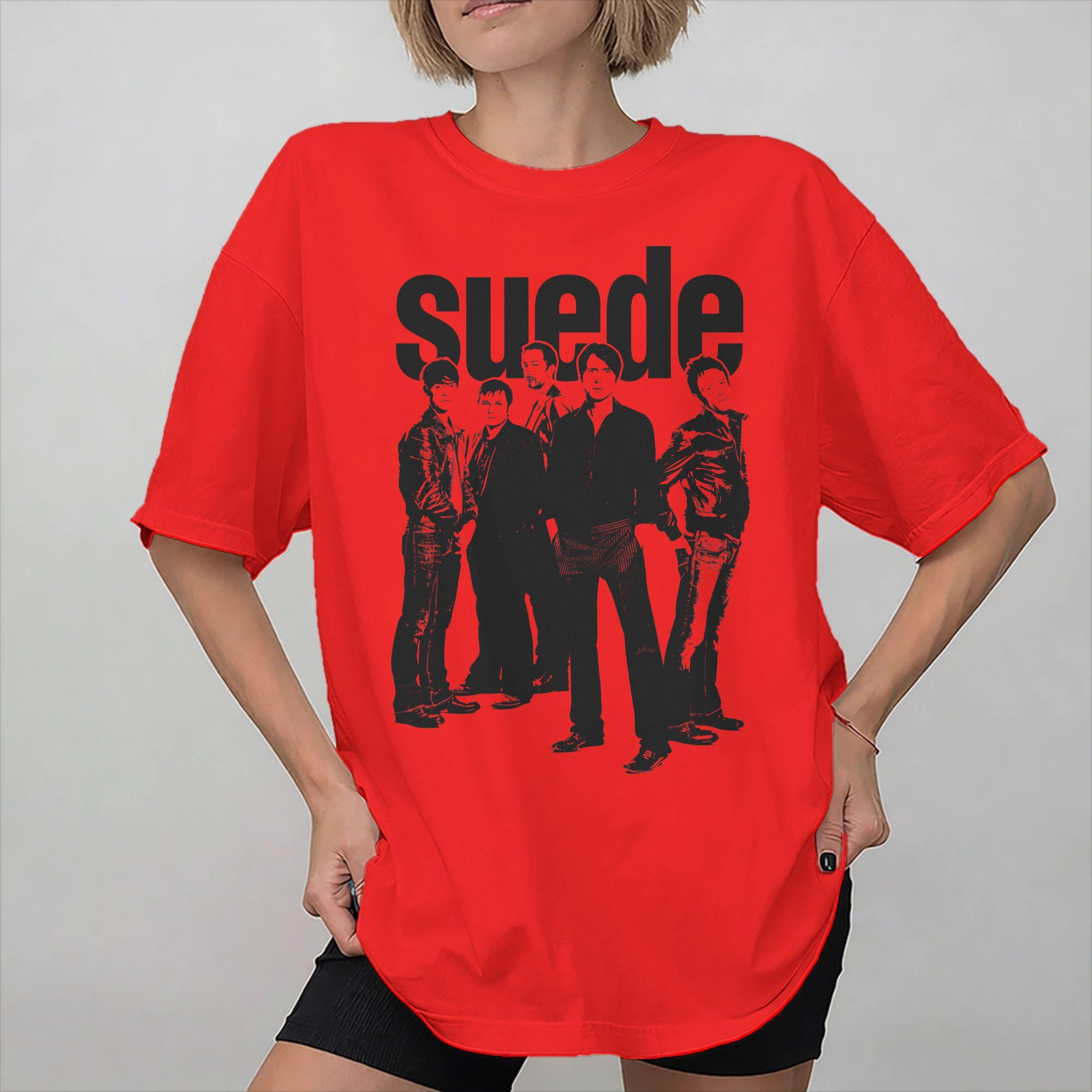 

Unisex Women Suede rock band Shirt Cotton New Arrival TShirt Clothing Outfits S