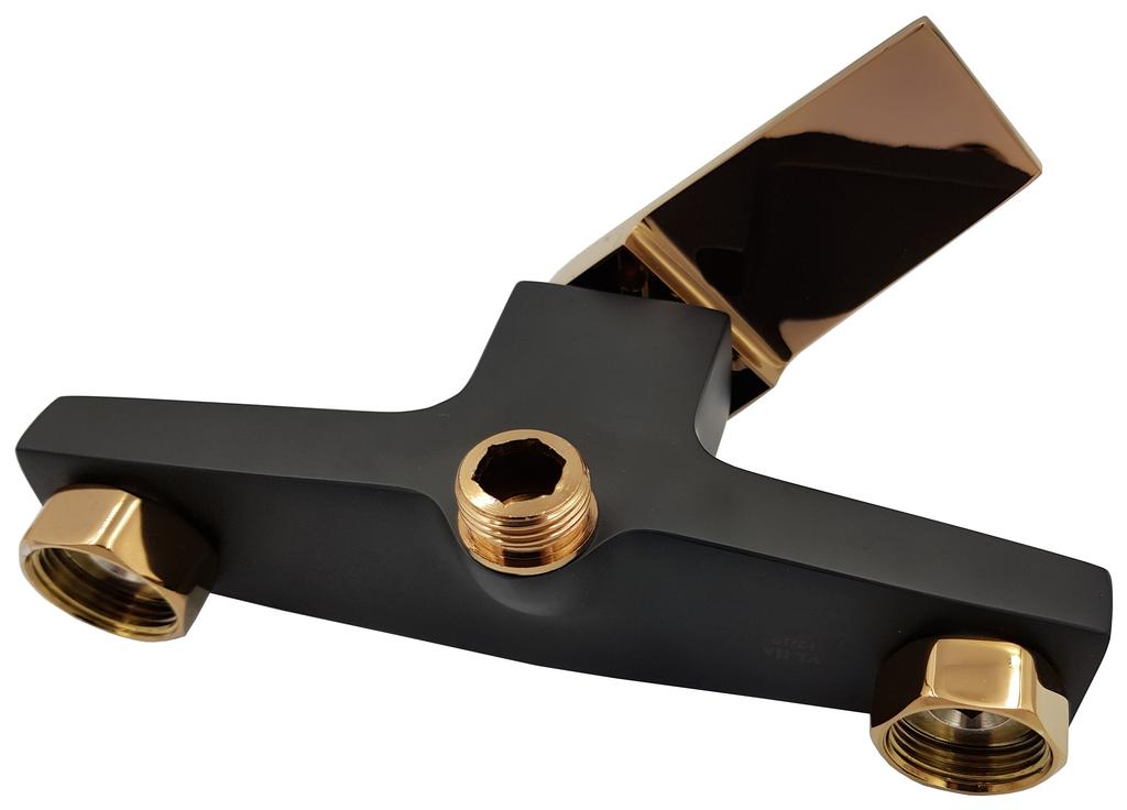 Midnight Shower Faucet Black/Gold
