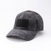 Jarní maskáčová baseballová čepice - Taktická vojenská snapback s Velcro panelem Unisex Prodyšná sluneční čepice Venkovní UV ochrana