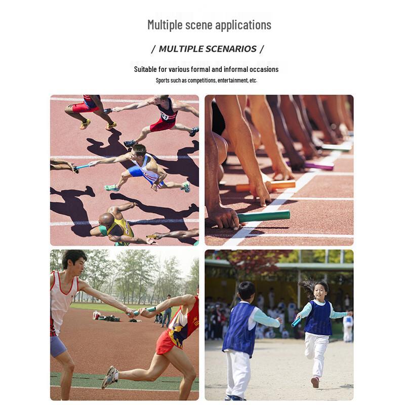 Jia Yi Professional Track & Field 3.8CM Aluminum Alloy Relay Baton