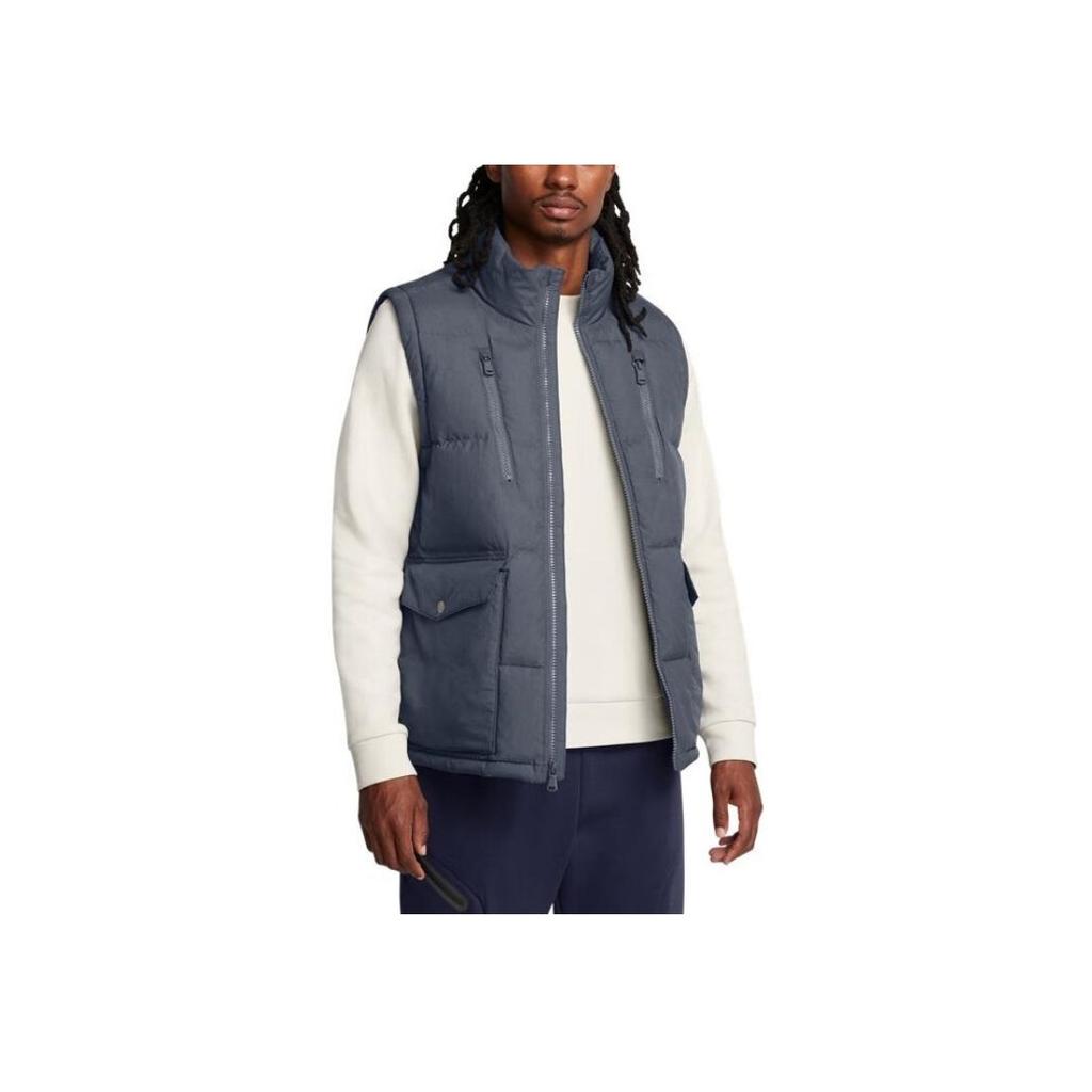 Under Armour Limitless Minimalist Training Down Vest Men Vests Storm-Gray 1385862-044