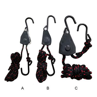2PCS Ratchets Kayak Rope Tightener Anti-rust Dipping S Hook Ratchet Pulley For Kayak And Canoe Sling Hook Car Repair Sling Hook