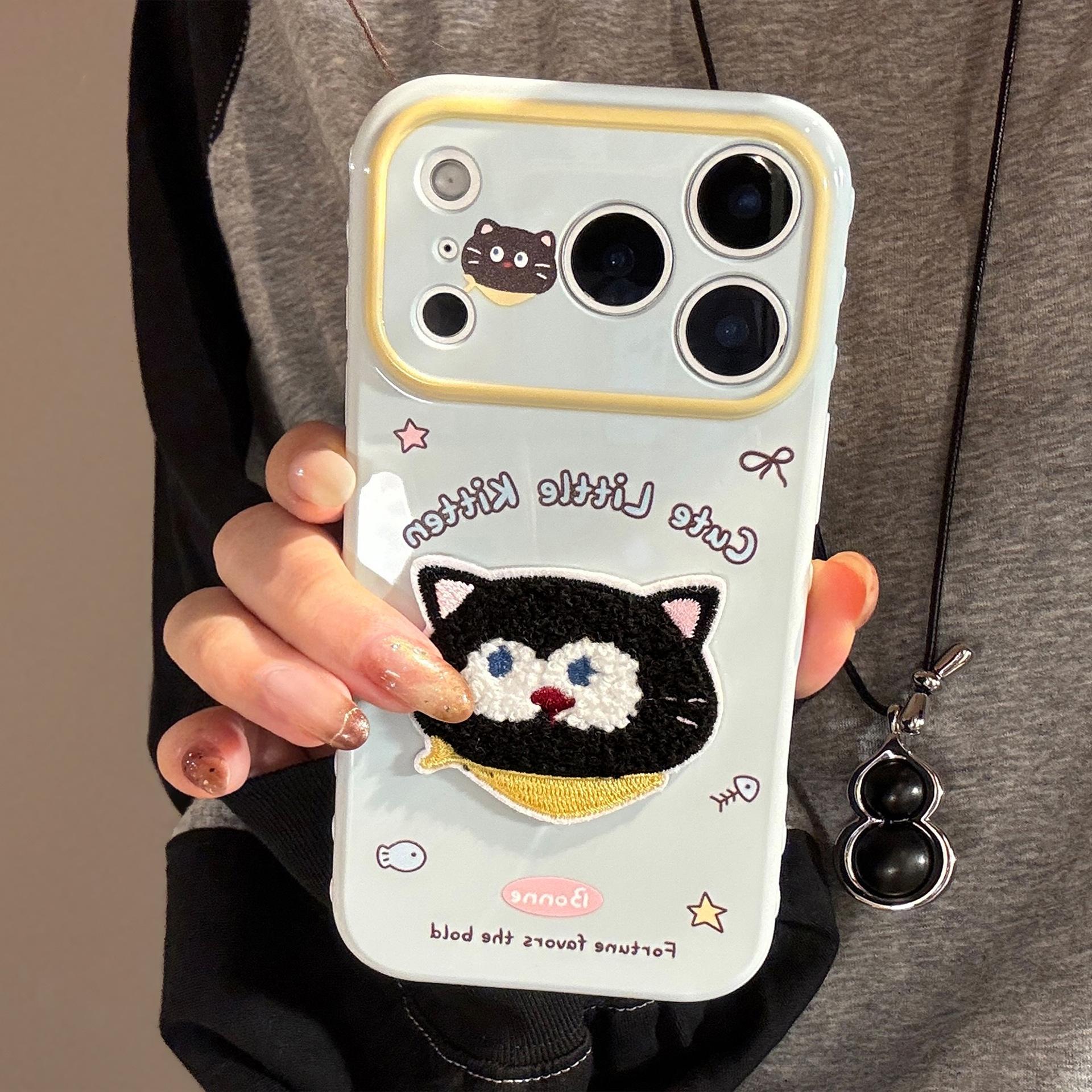 

Cute Plush Animal for Apple 16 Phone Case for IPhone 17 Promax for 15 3D Creative 13 Anti Drop 14 12/12pro