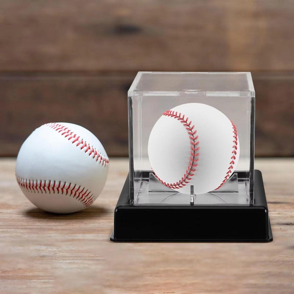 Dustproof Baseball Box Acrylic Storage Box Baseball Softball Baseball Display Case  Golf Tennis
