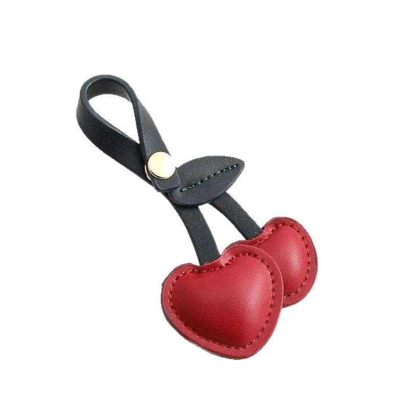 2025 Cherry Heart Handmade Keychain Pendant for Backpack - Unisex Ornament Accessories