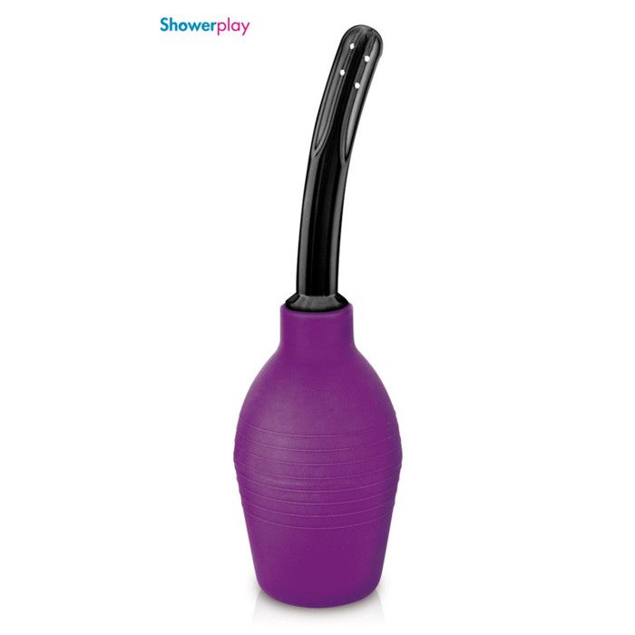 Poire de Lavement - Violette - 8 Jets - 310 ml - Directionnelle - Mixte