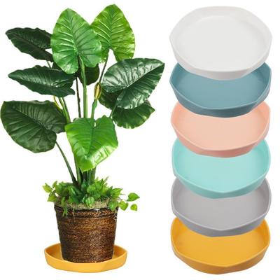 2pcs Thickened Durable Indoor Outdoor Plant Saucer Plastic Tray Saucers Drip Trays