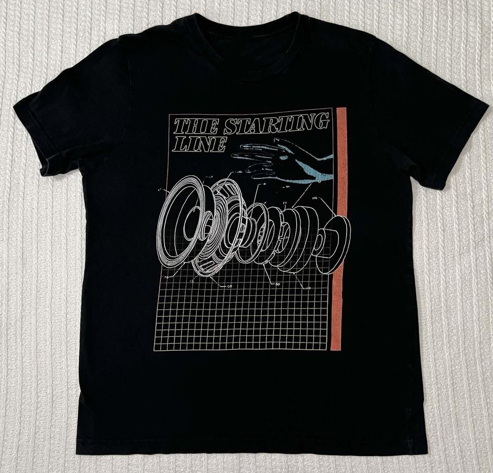 The Starting Line Band Black Speaker Cotton Black Unisex Full Size Shirt D107 Unisex T-Shirt M