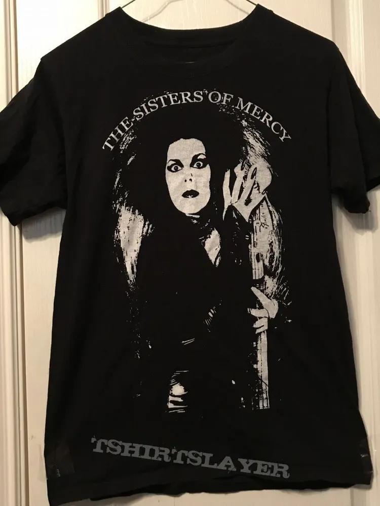 Unisex Short Sleeve Crew Neck Cotton T Shirt Rare The Sisters Of Mercy XL