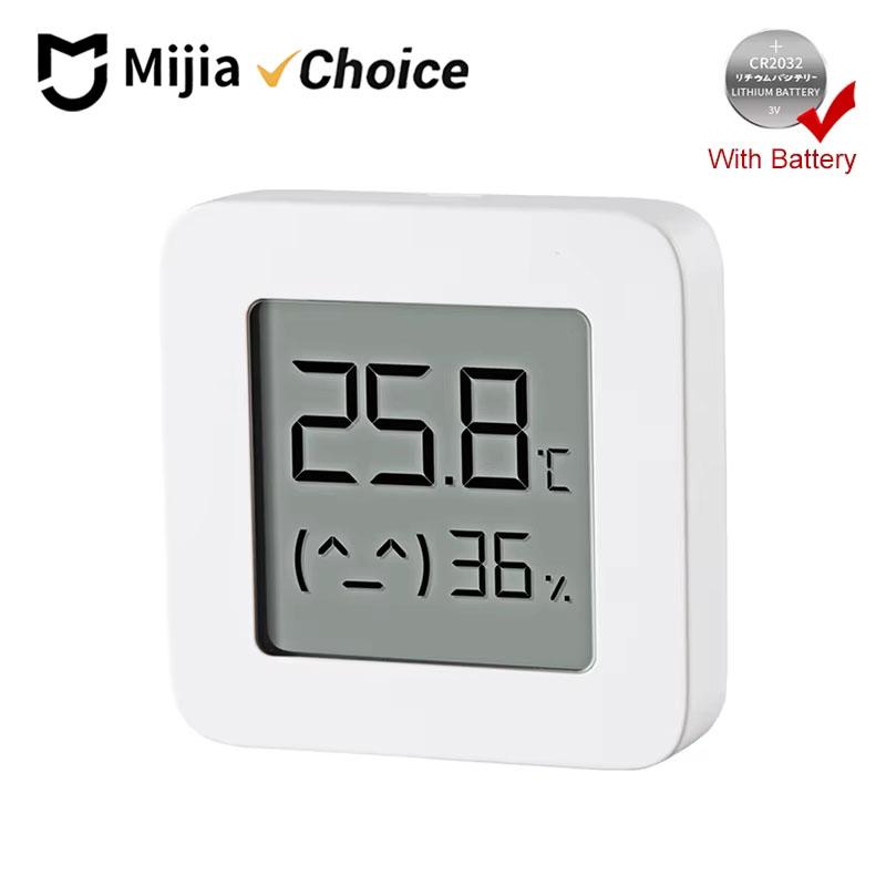 

Mijia Bluetooth Thermometer 2 Wireless Smart Electric Digital Hygrometer Thermometer Work with Mijia APP 1pcs