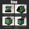 With Cover Portable Toilet Supports 150kg Camping Toilet Durable Folding Toilet  Car Travel