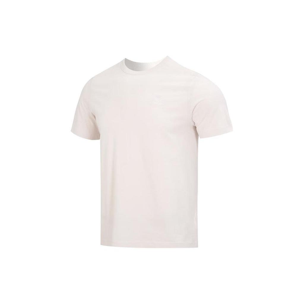 Adidas Originals Trefoil Embroidered Logo Crew Neck T-Shirt Men Tops White IA4871