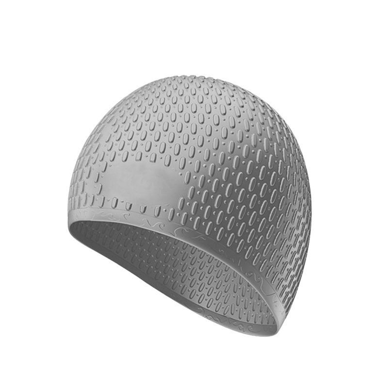 Professional Durable Silicone Swimming Cap With Ear Pockets For Adults And Teens Protects Long Hair And Provides High Elasticity
