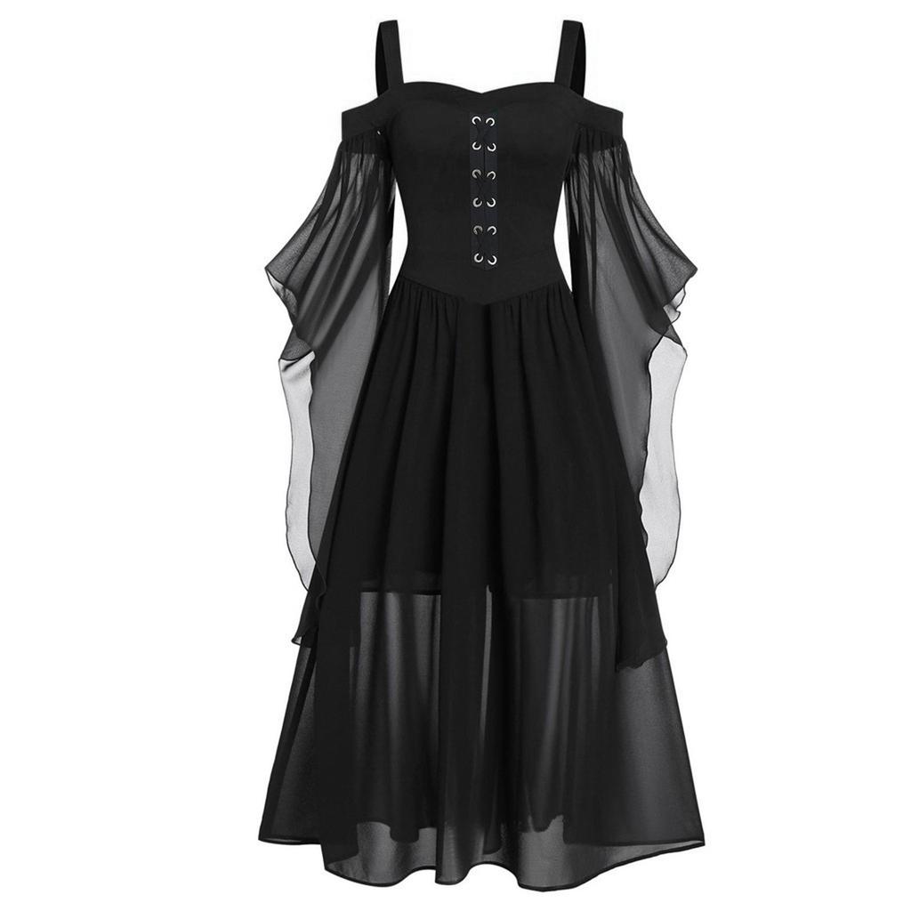 Halloween Costumes, Renaissance Dresses, Medieval Retro Gothic Cos Costumes, Stage
