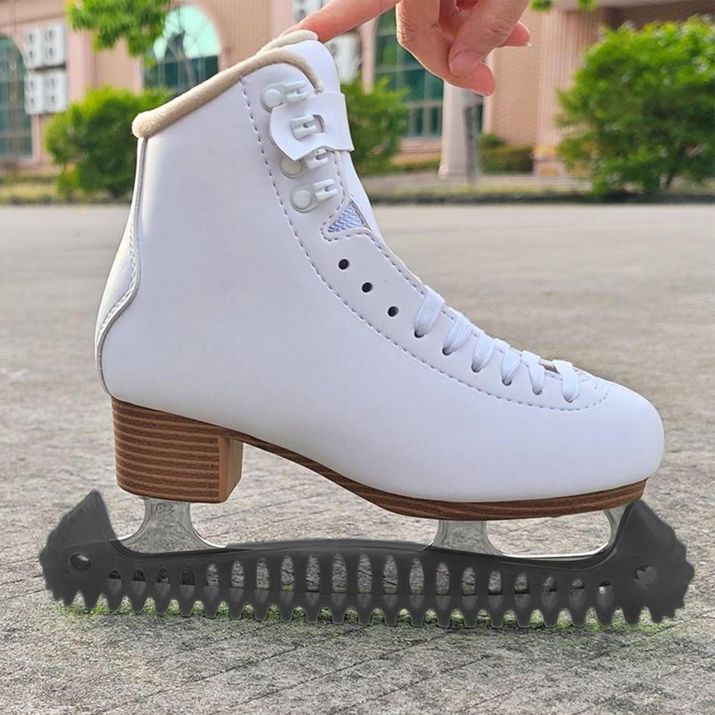 1 Pair Portable Ice Skate Guards Soft Elastic Lightweight Supplies Ice Skating Soakers for Youth Adult Snow Winter Training