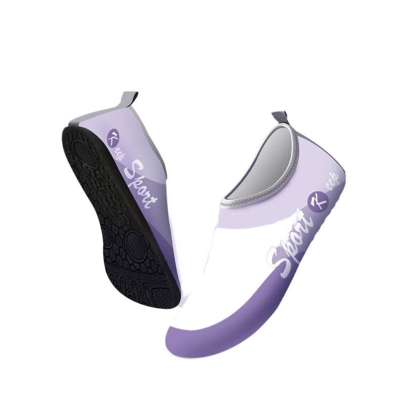 Women's Silent Non-Slip Shock-Absorbing Fitness Shoes – Lightweight Soft Sole Sneakers for Dance, Yoga, Jump Rope & Training