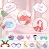 15/20/25pcs Pet Shop Lovely Accessories,Clothes Hat Bear Food Collar Necklace Bow Hat for Collectible,Compatible with Lps Toys