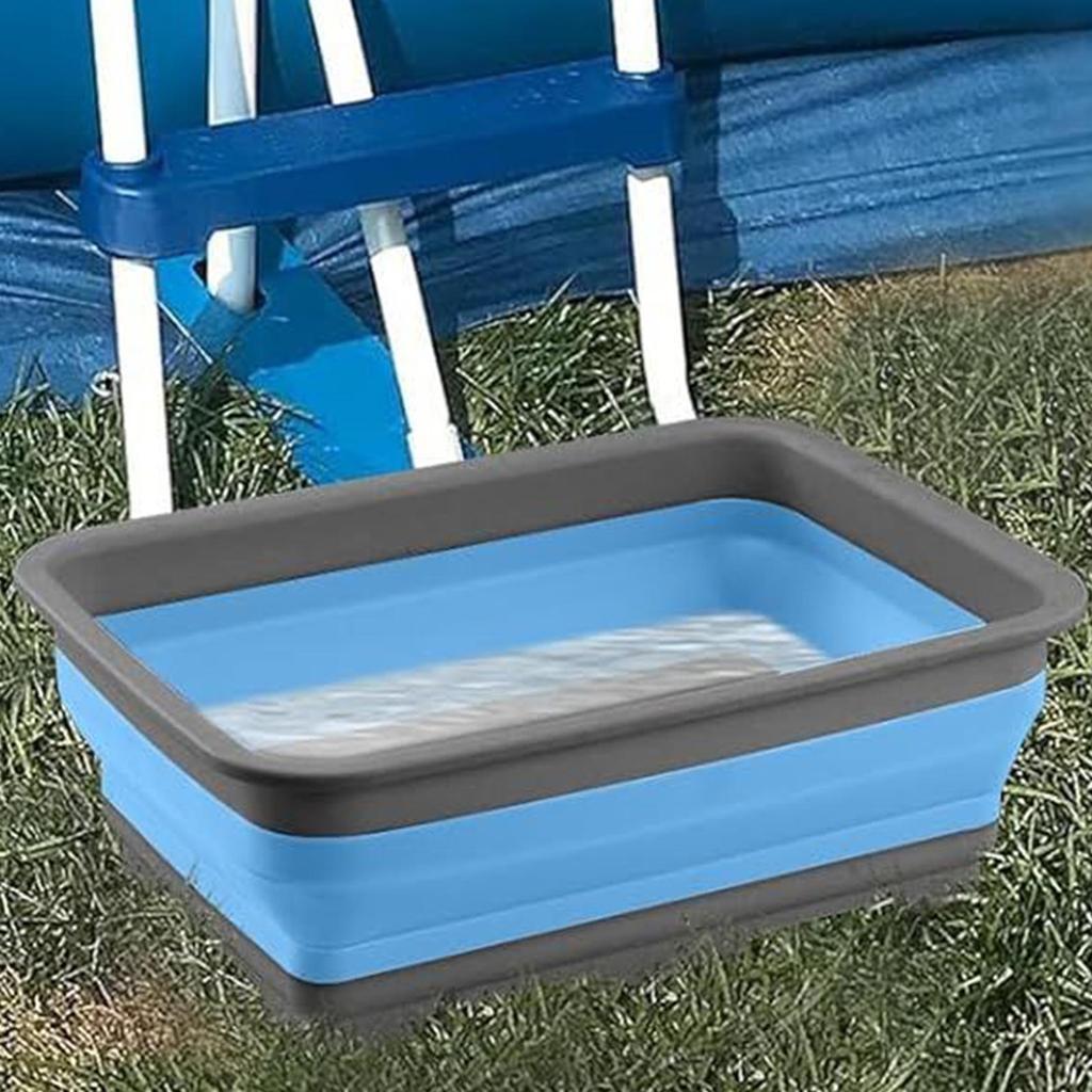 Foldable Foot Bath Folding Foot Bath Bowl Feet Soaking Bucket Pool Accessories for Hot Water Dry Skin Pedicure Salon Home
