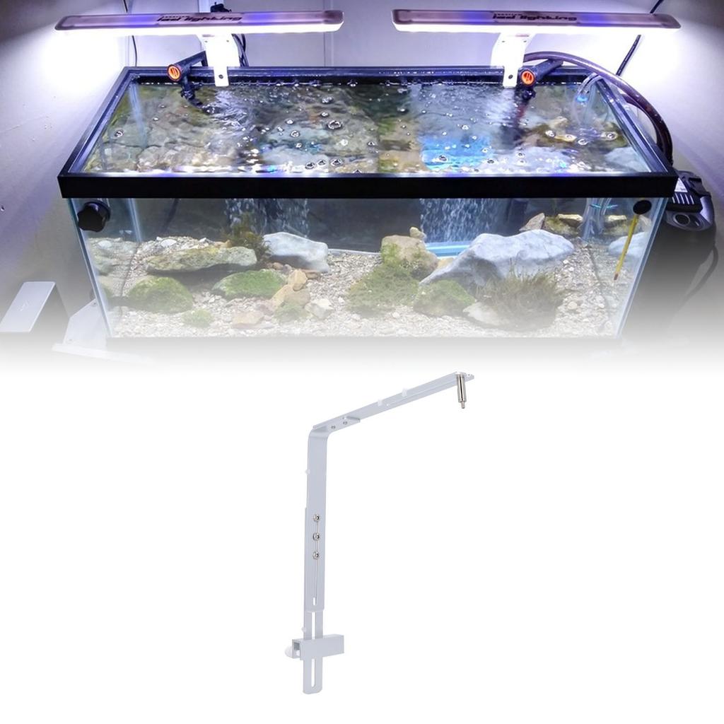 Fish   Light Bracket Aluminum Alloy Professional   Height Aquarium Light Stand Kit for Hanging Lamp