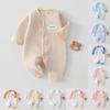 Baby Winter Snowsuit With Three Layer Cotton Insulation For Newborns And Toddlers