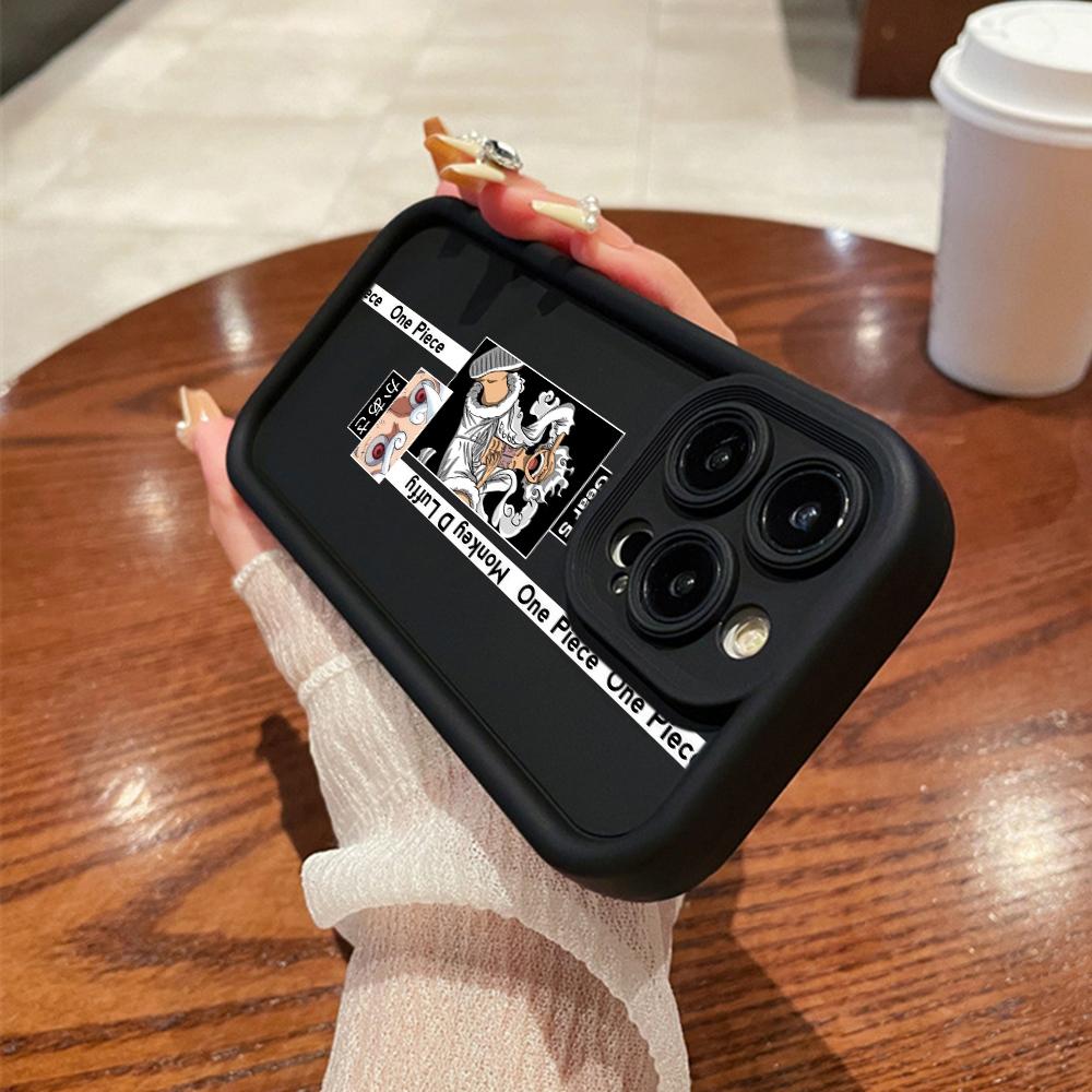 LZ28 One Piece Luffy Gear 5 Silicone Phone Case for SamsungA15 A35 S24 S23 Ultra S22 S21 Plus S20 FE A05 A06 A54 A55 A53 A14 M15 Shockproof Back Cover